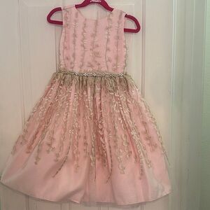 American Princess Pink and Gold Formal Dress size 8